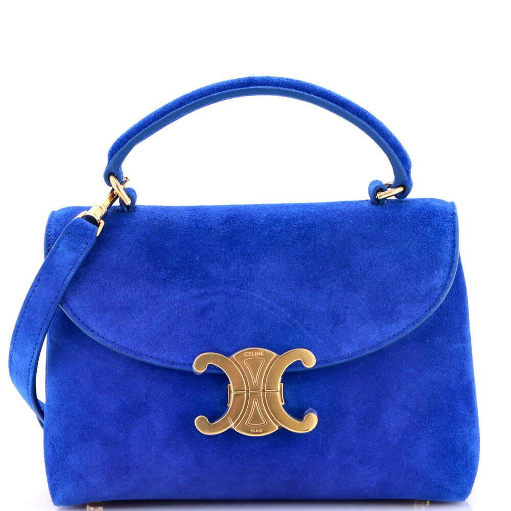 Celine Teen Nino Top Handle Bag Suede
